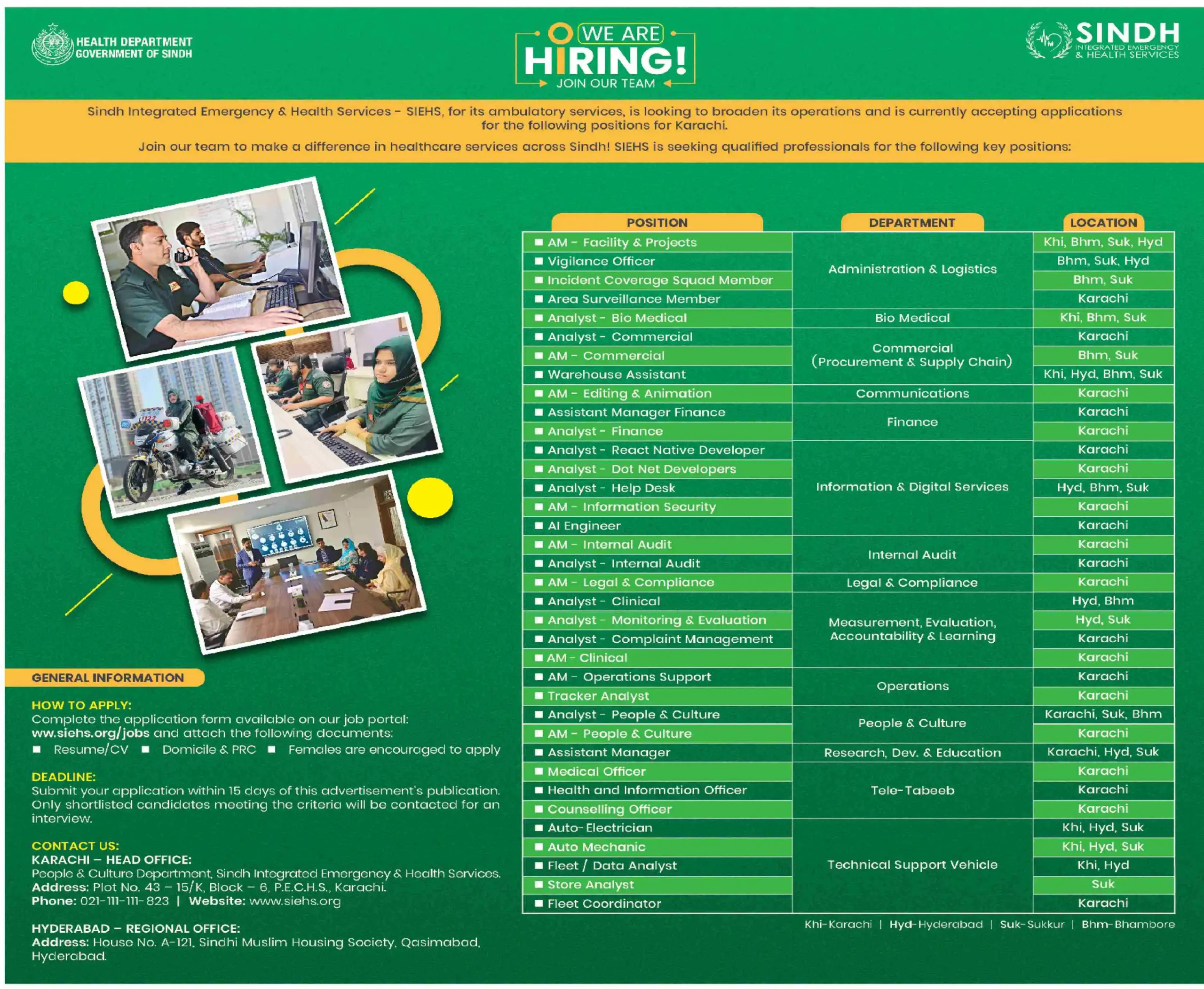 SIEHS Jobs 2025